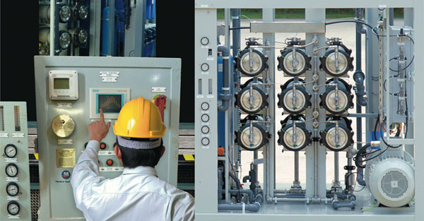 An economical supply of fresh water for your offshore installations